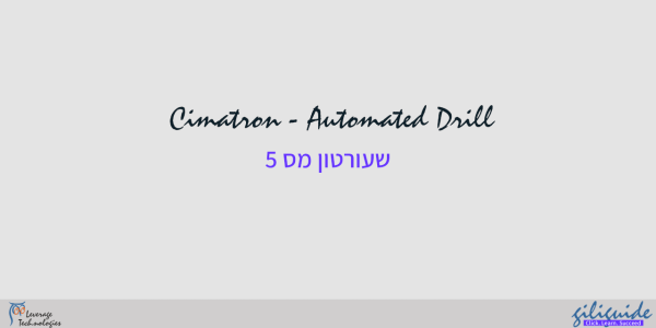 דריל אוטומטי - מציאות או היה זה חלום